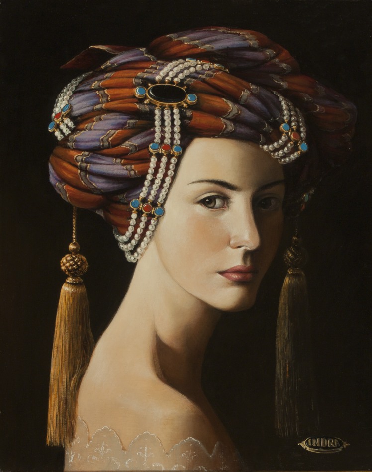 Kokybiskos reprodukcijos Lady with a turban (2013)