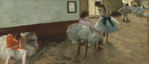 Edgar Degas [K] The dance lesson