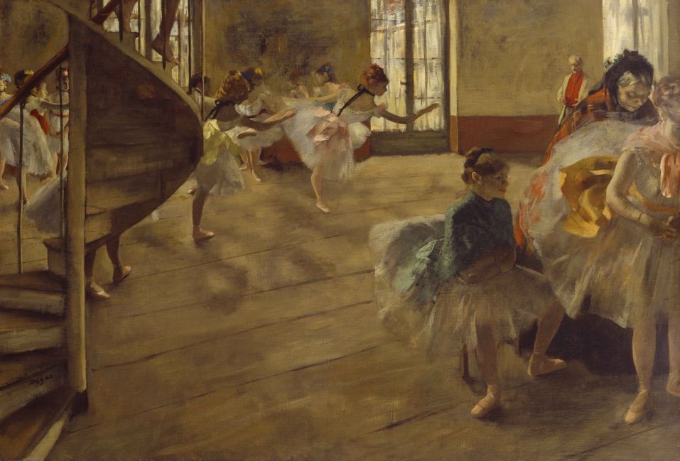 Klasiku reprodukcijos The Rehearsal of the Ballet