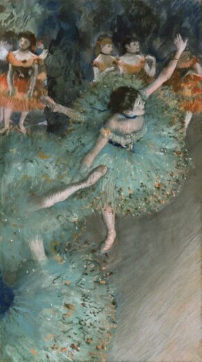 Edgar Degas [K] Swaying dancer