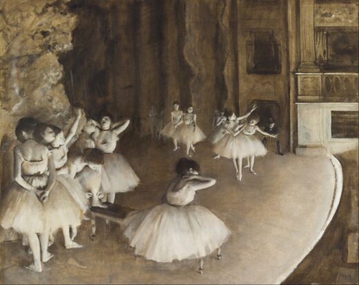 Klasiku reprodukcijos Ballet Rehearsal II