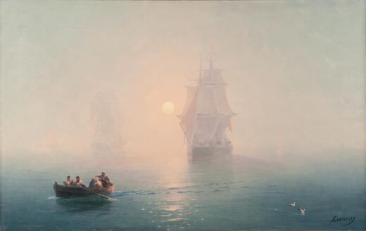 Ivan Aivazovsky [K] Karo laivai