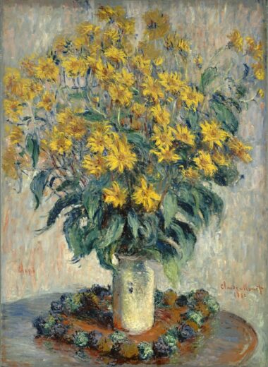 Claude Monet [P] Jerusalem Artichoke Flowers