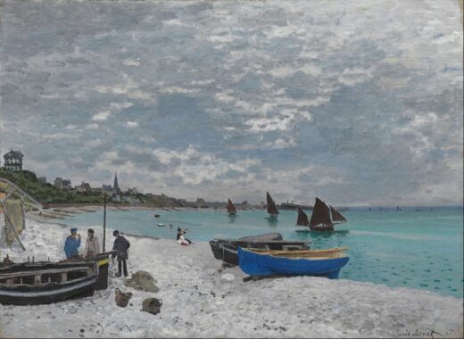 Claude Monet [K] Regatta at Sainte-Adresses
