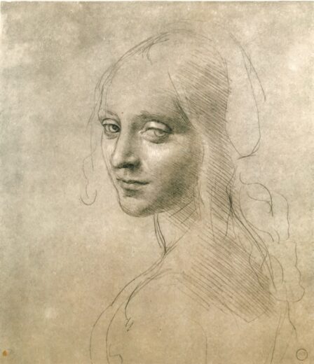Leonardo Da Vinci [K] Nekaltos mergelės veidas