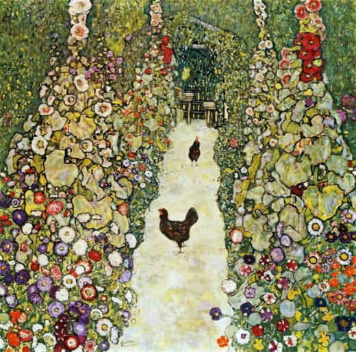 Gustav Klimt [P] Garden path