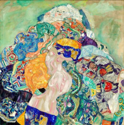 Gustav Klimt [K] Baby cradle
