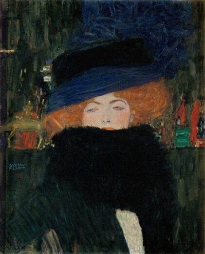 Gustav Klimt [K] Lady with hat