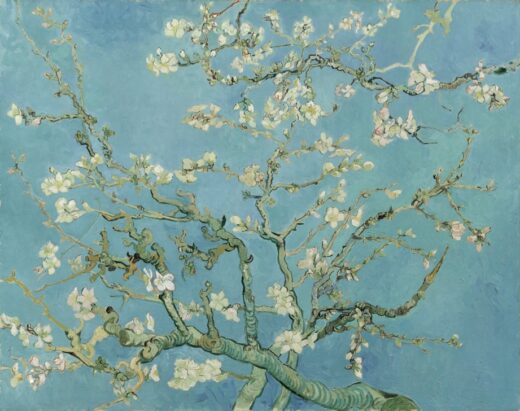 Klasiku reprodukcijos Blossoming Almond Tree