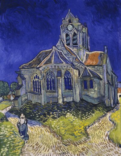 Vincent Van Gogh [K] Church at Auvers
