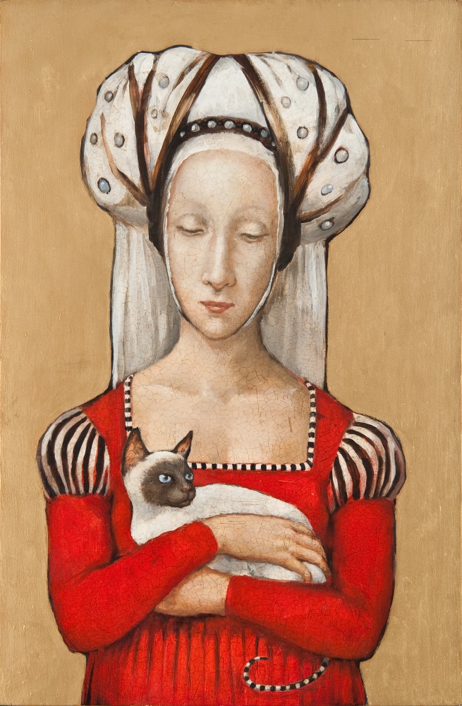 [R] Madonelle with a cat (2010)