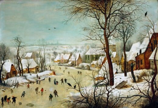 Pieter Bruegel [K] Žiemos peizažas