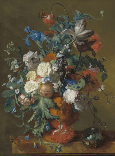 Jan van Huysum [K] Gėlės vazoje