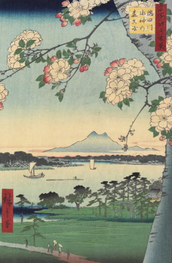 Utagawa Hiroshige [P] Forest in Suijin shrine