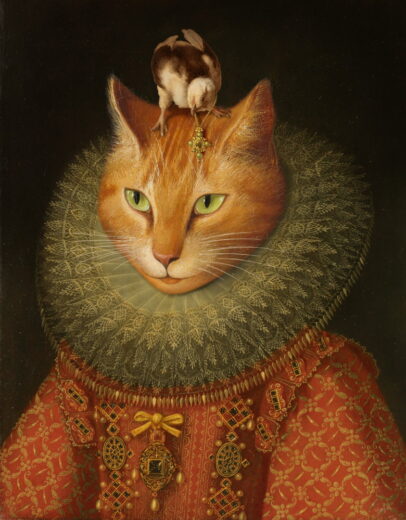 Loreta Abucaite-Hornall [R] Her Majesty Kitty and the Chick