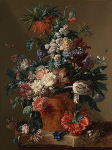 Jan van Huysum [K] Vase of flowers