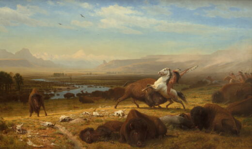 Albert Bierstadt [K] Paskutinis bizonas