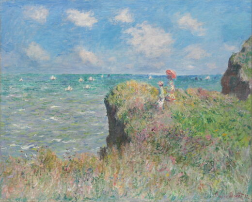 Claude Monet [K] Pasivaikščiojimas uola