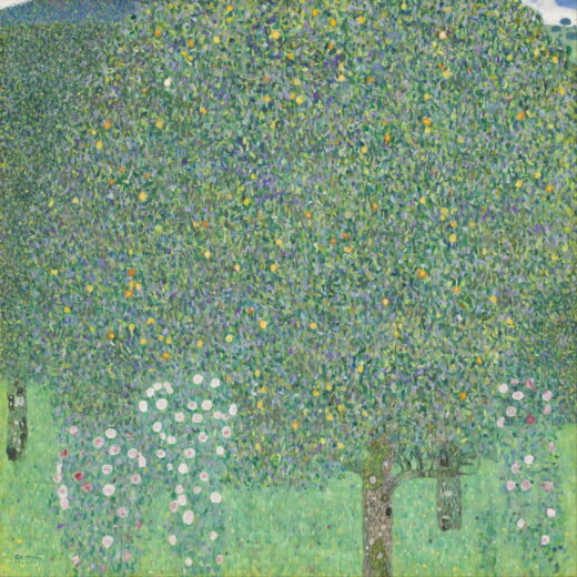 Gustav Klimt [P] Rožių krūmai po medžiais