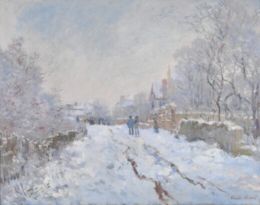 Claude Monet [K] Sniegas ties Argenteuil