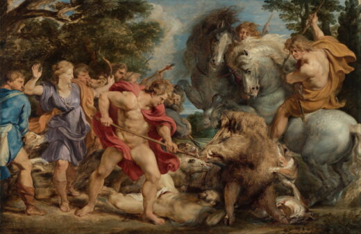 Peter Paul Rubens [P] Kalydonijos šerno medžioklė
