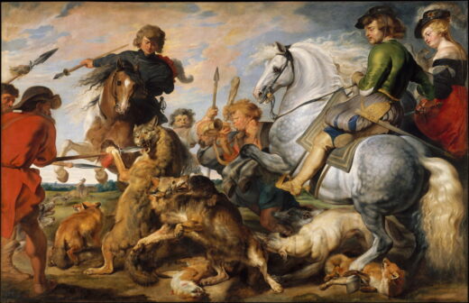 Peter Paul Rubens [P] Vilko ir lapės medžioklė