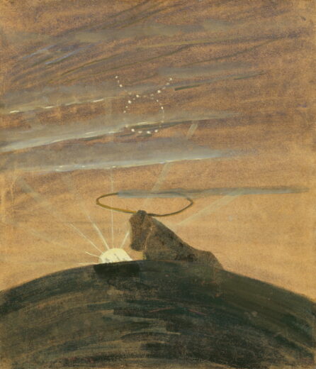 Mikalojus Konstantinas Čiurlionis [K] Sun goes in the Taurus Sign