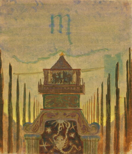Mikalojus Konstantinas Čiurlionis [K] Saulė eina Skorpiono ženku
