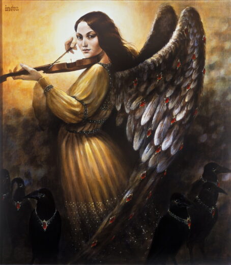 Indra Grušaitė [P] Angel with violin