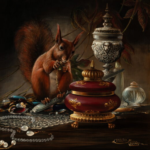 Indra Grušaitė [R] Still life with squirrel