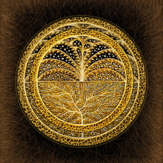 Audris Šimakauskas [R] Tree of the World: Golden Desert at Night