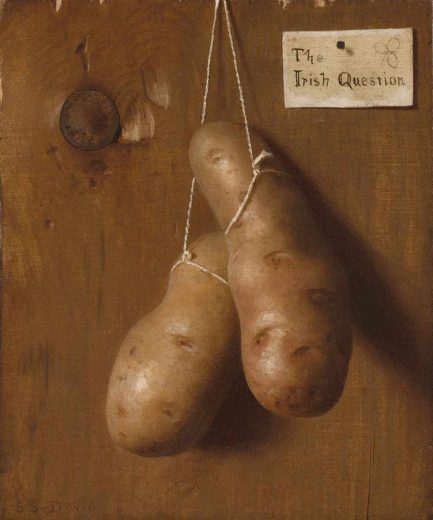 Žymūs XVII - XX a. tapytojai [P] De Scott Evans – The Irish Question 1880