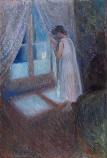 Žymūs XVII - XX a. tapytojai [P] Edvard Munch - The Girl by the  Window
