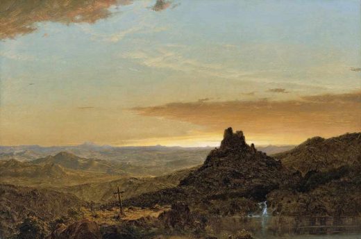Žymūs XVII - XX a. tapytojai [K] Frederic Edwin Church - Cross in the Wilderness 1857