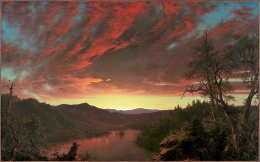 Žymūs XVII - XX a. tapytojai [K] Frederic Edwin Church - Twilight in the Wildness