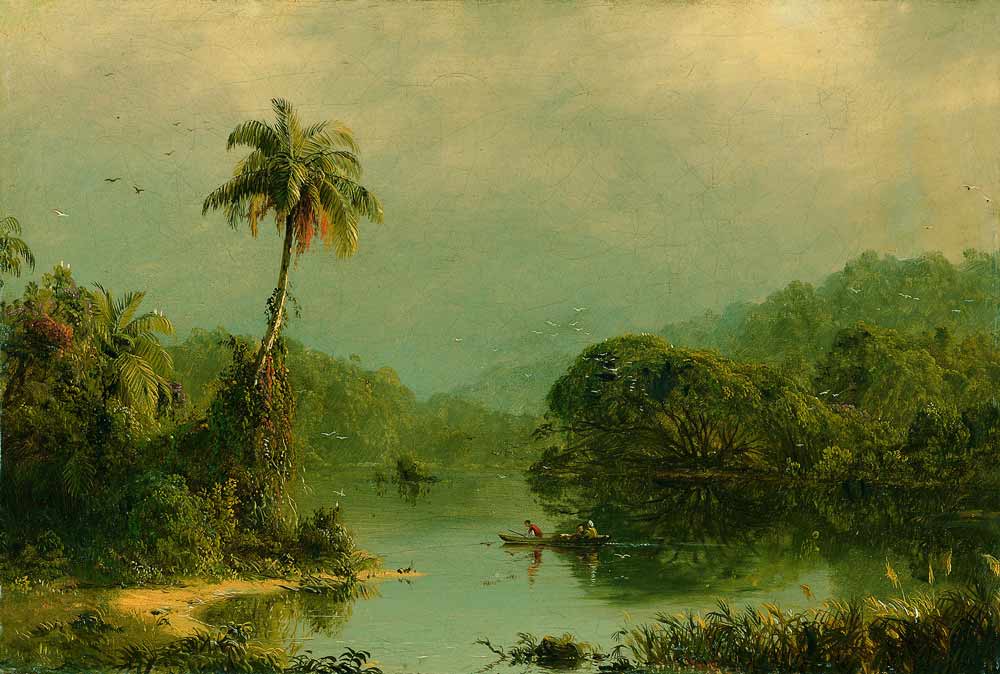 [K] Frederic Edwin Church - Tropical Landscape 1855