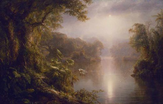 Žymūs XVII - XX a. tapytojai [K] Frederic Edwin Church - The River of Light