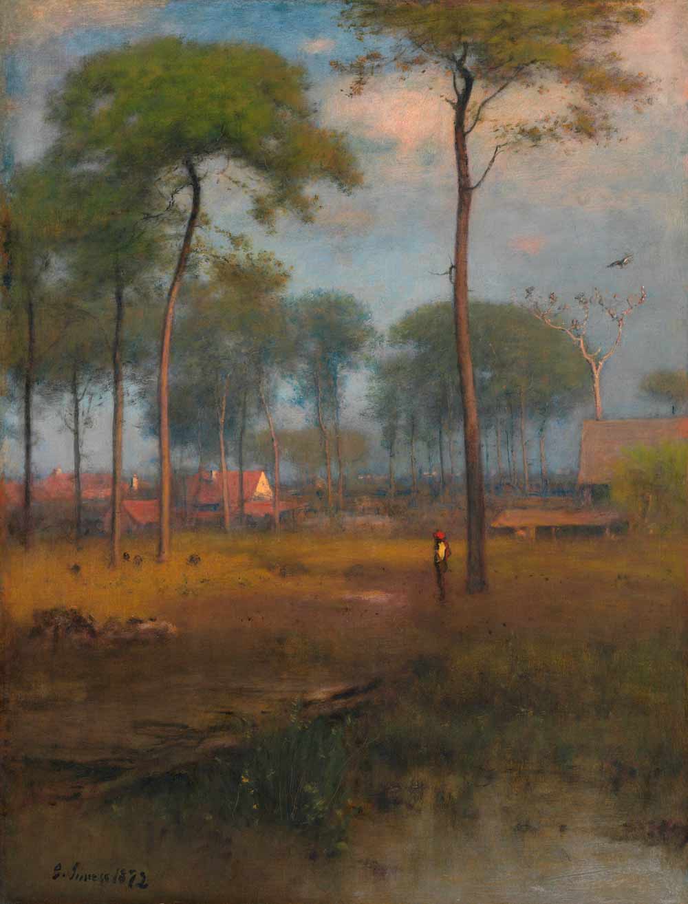 [K] George Inness - Early Morning Tarpon Springs 1892