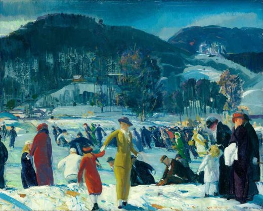 Žymūs XVII - XX a. tapytojai [P] George Wesley Bellows - Love of Winter
