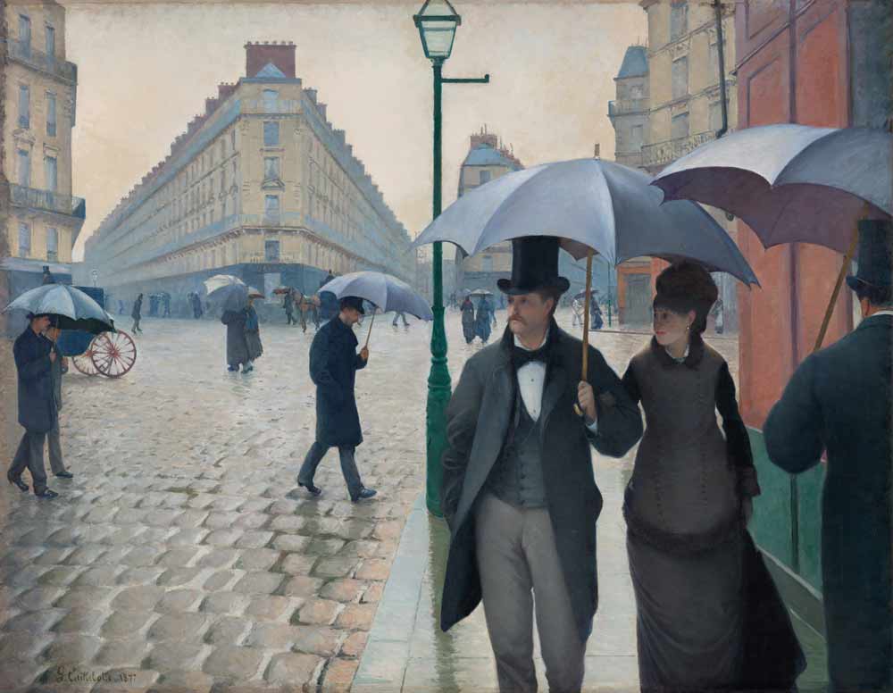 [K] Gustave Caillebotte - Paris street - Rainy Day