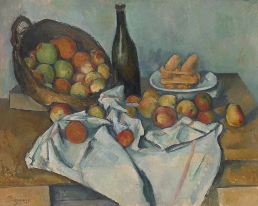 Žymūs XVII - XX a. tapytojai [K] Paul Cézanne - The Basket of Apples