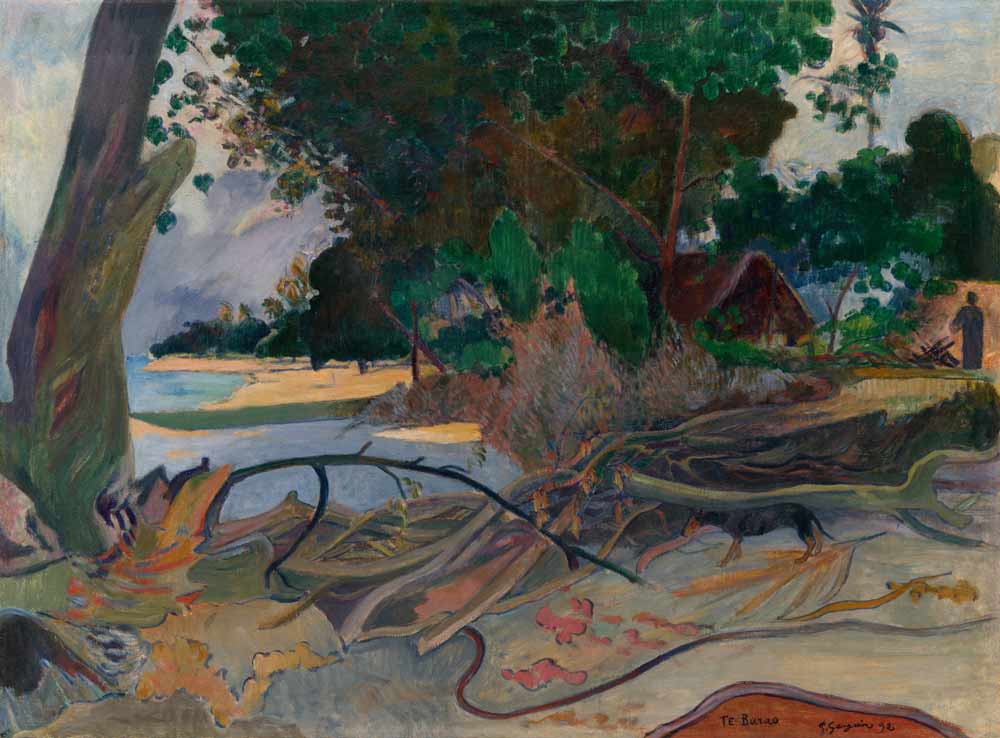 [P] Paul Gauguin - The Hibiscus Tree 1892