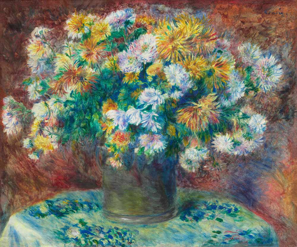 [K] Pierre-Auguste Renoir - Chrysanthemus 1881