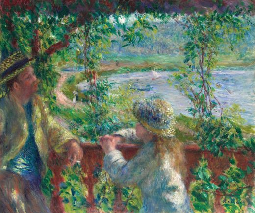 Žymūs XVII - XX a. tapytojai [K] Pierre-Auguste Renoir - Near the Lake 1879