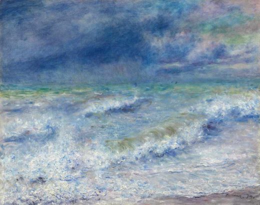 Žymūs XVII - XX a. tapytojai [K] Pierre-Auguste Renoir - Seascape 1879