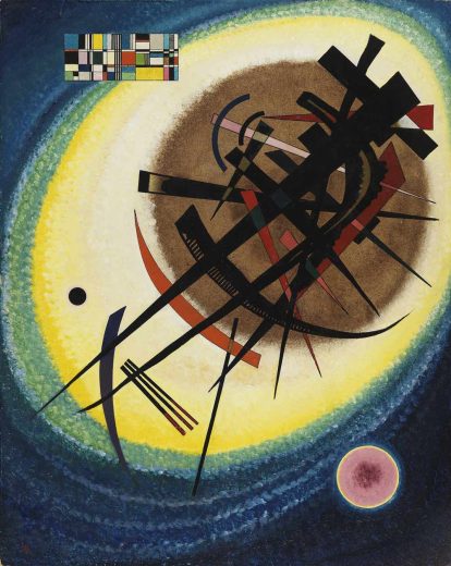 Žymūs XVII - XX a. tapytojai [K] Vasily Kandinsky - The Bright Oval