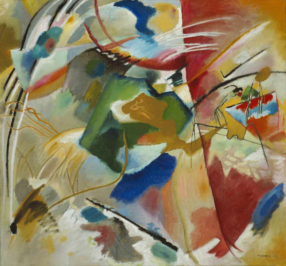 [K] Vasily Kandinsky - Painting with Green Center